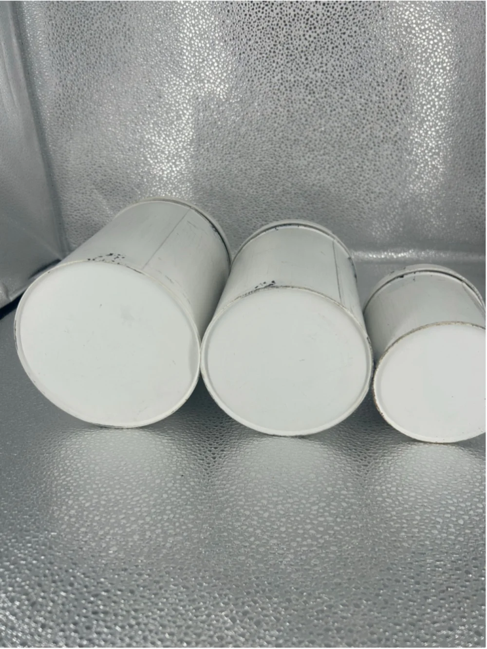 White & Brown Food Storage Canisters Set, One Size